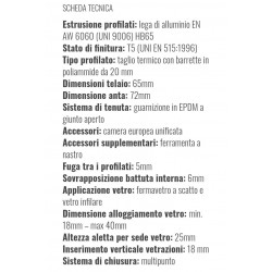 Finestre 3R65TT TAGLIO TERMICO